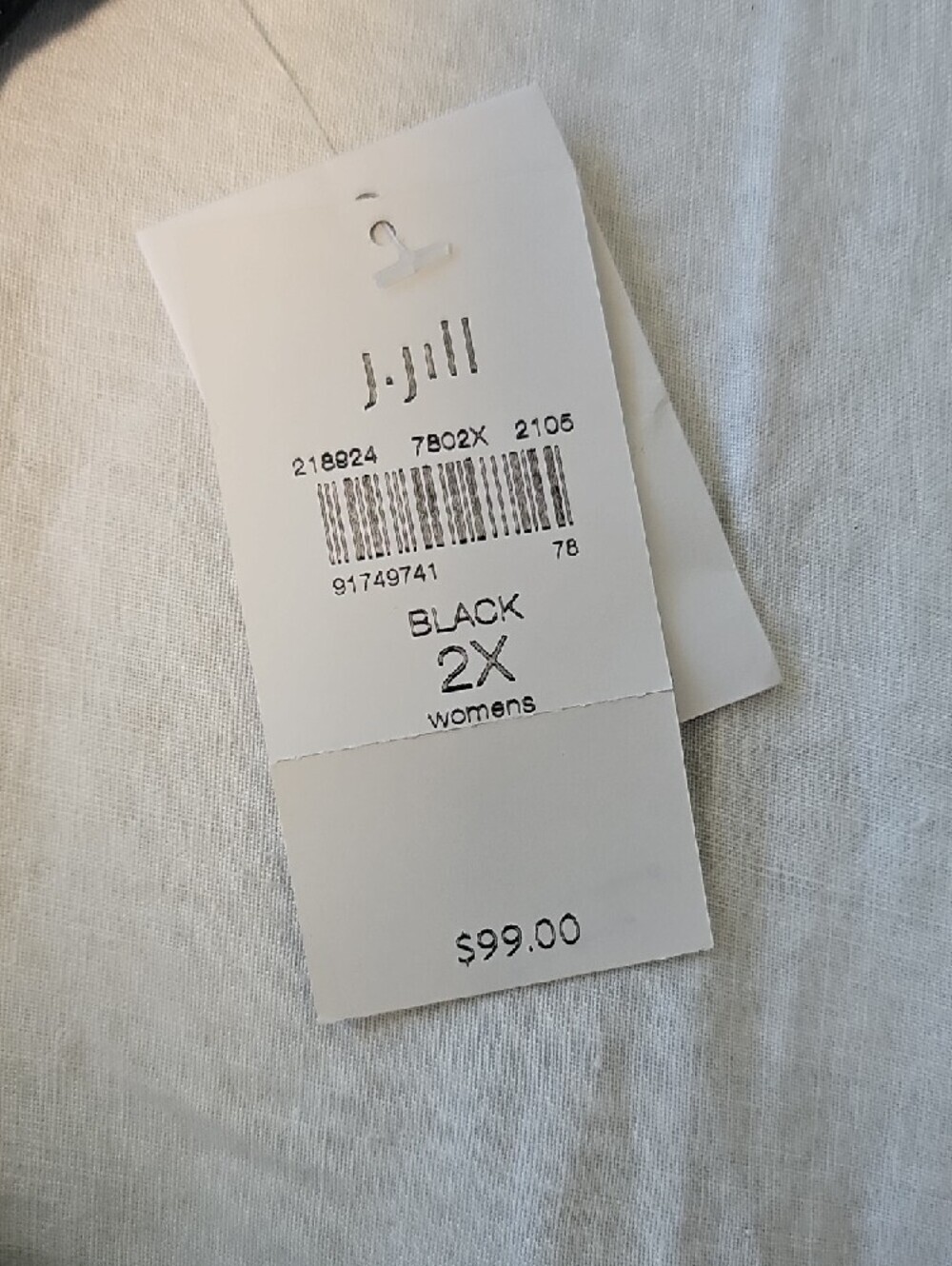 J. Jill Women's Black Cardigan Style Top Size 2X - Picture 8 of 8